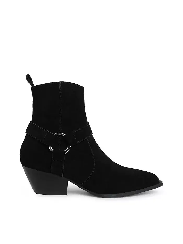 Ботильоны Jockey Harness Detail с ремешками Rag & Co — изображение 1 из 3, черный