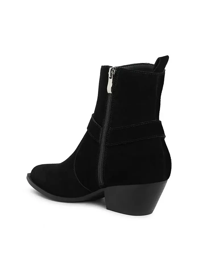 Ботильоны Jockey Harness Detail с ремешками Rag & Co — изображение 3 из 3, черный