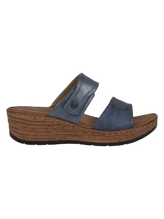 Женские сандалии Meli на платформе без застежки GC Shoes — изображение 2 из 5, темно-синий