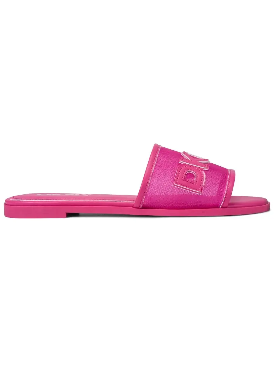 Женские сандалии-шлепанцы Wren Slide Flat DKNY — изображение 2 из 5, розовый