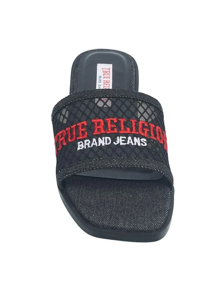 Женские сетчатые сандалии-слипоны Brat True Religion — изображение 4 из 6, черный