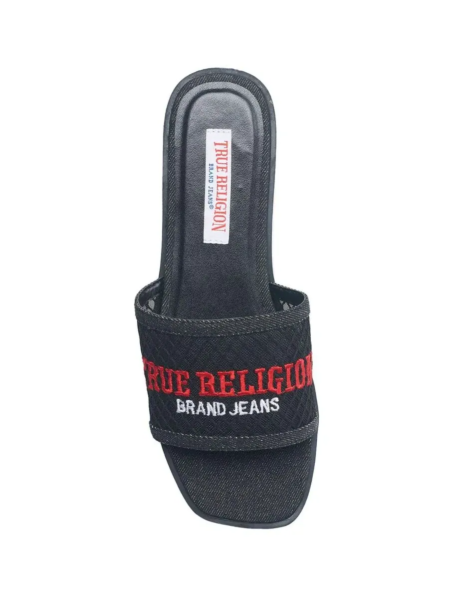 Женские сетчатые сандалии-слипоны Brat True Religion — изображение 5 из 6, черный