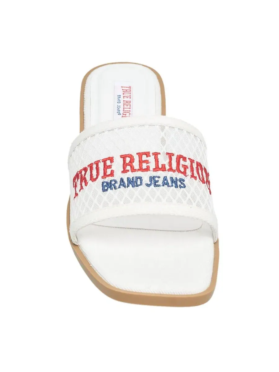 Женские сетчатые сандалии-слипоны Brat True Religion — изображение 3 из 5, белый