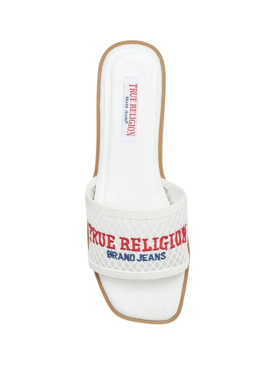 Женские сетчатые сандалии-слипоны Brat True Religion — изображение 5 из 5, белый