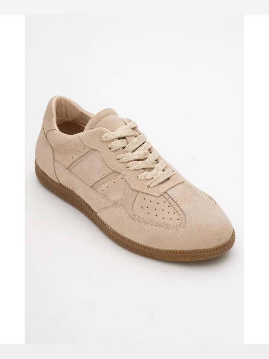 Женские замшевые кроссовки Aurel Forever & Always Shoes — изображение 1 из 6, бежевый