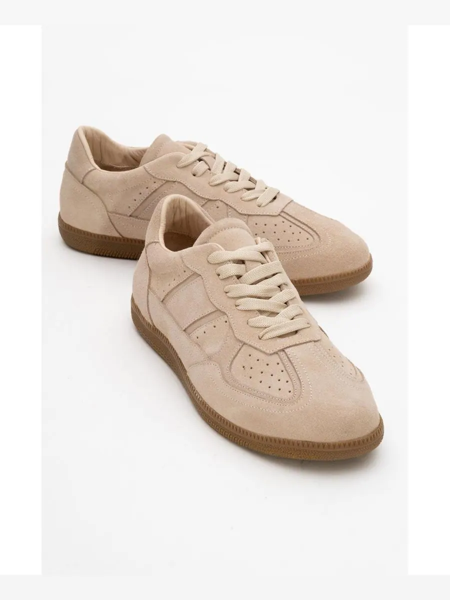 Женские замшевые кроссовки Aurel Forever & Always Shoes — изображение 2 из 6, бежевый