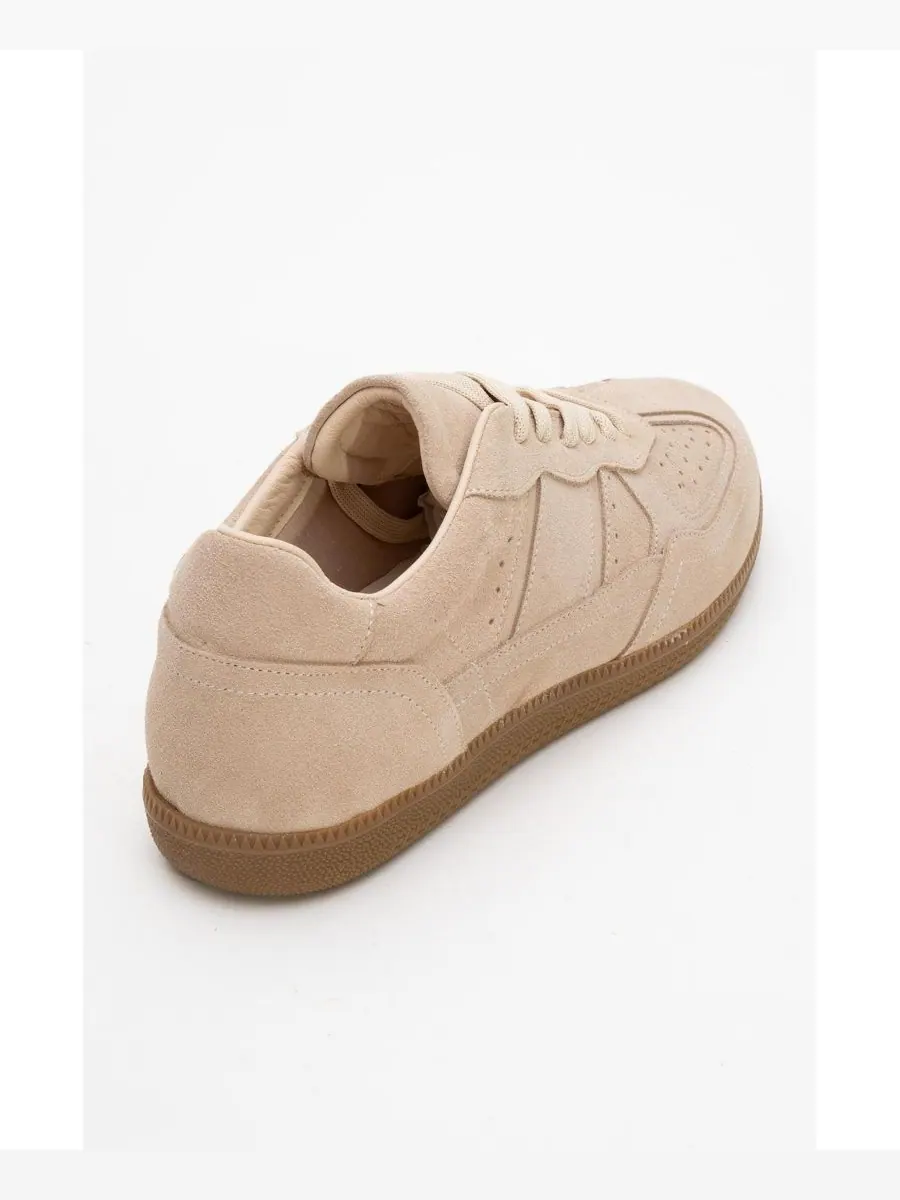 Женские замшевые кроссовки Aurel Forever & Always Shoes — изображение 4 из 6, бежевый