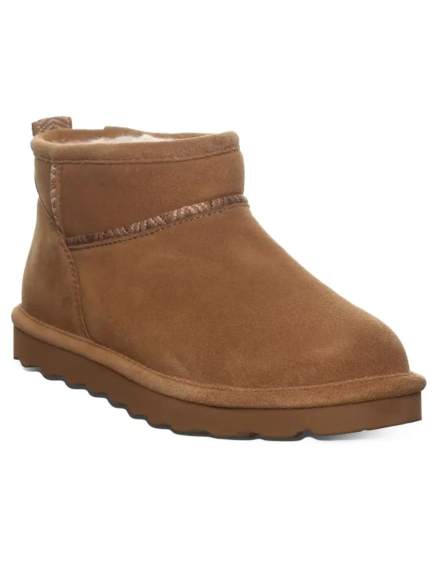 Женские ботильоны Akira Webbing Tape Seam Pull-On Ankle Booties BEARPAW — изображение 1 из 8, хикори