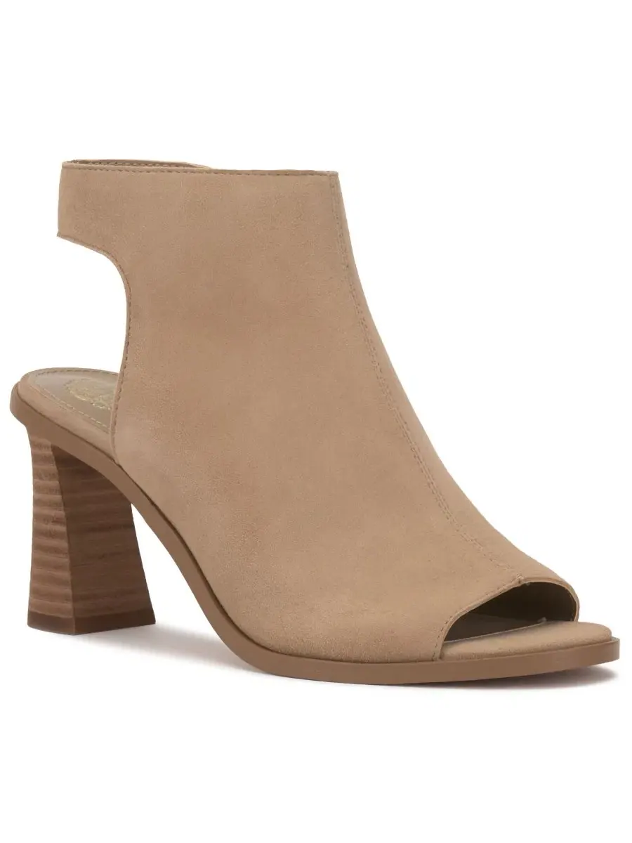Ботильоны с открытым носком и ремешком на каблуке Rimdia Vince Camuto, Tortilla Suede