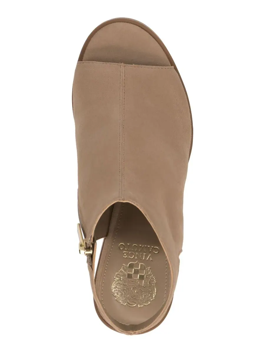 Ботильоны с открытым носком и ремешком на каблуке Rimdia Vince Camuto, Tortilla Suede — изображение 4 из 5