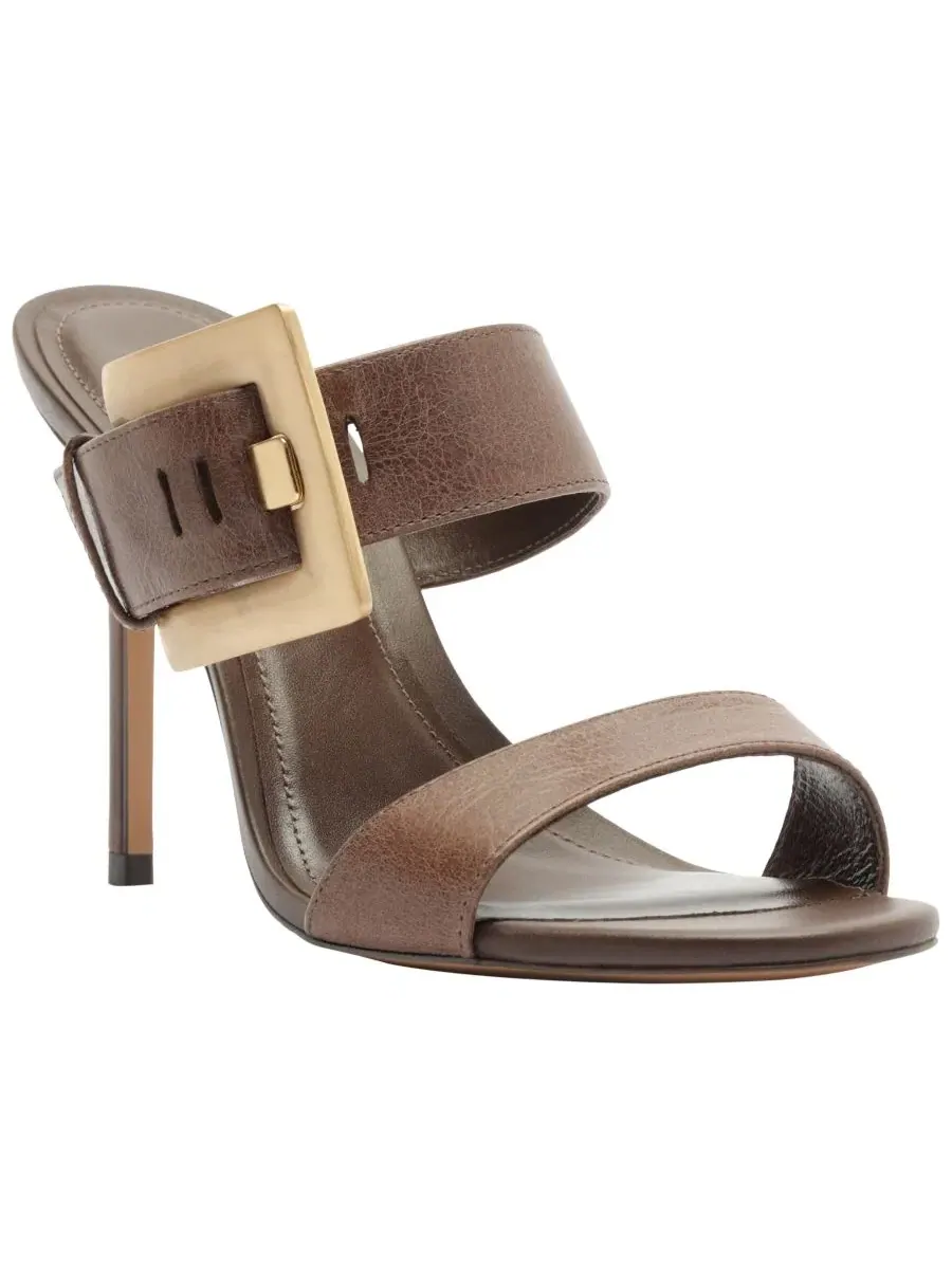 Босоножки на высоком каблуке Kenny High Stiletto Arezzo — изображение 1 из 5, какао