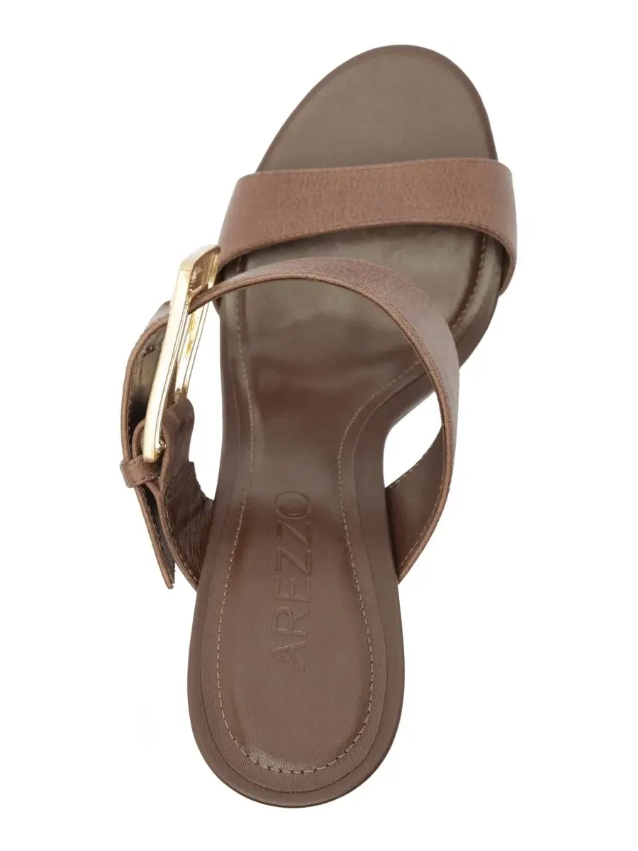 Босоножки на высоком каблуке Kenny High Stiletto Arezzo — изображение 4 из 5, какао