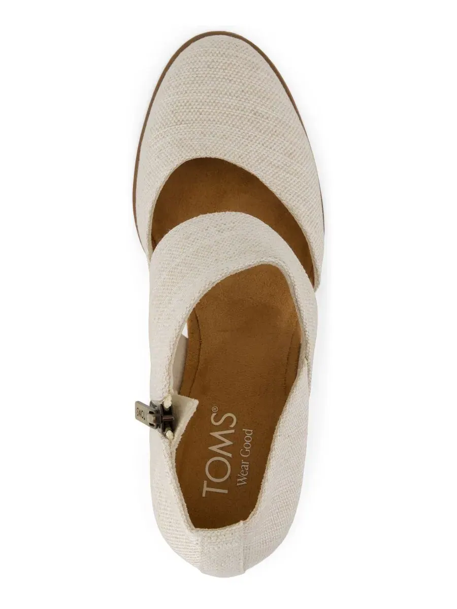 Туфли-лодочки Milan Nova Block Heel с каблуком-блоком TOMS, Natural Yarn Dye — изображение 4 из 5