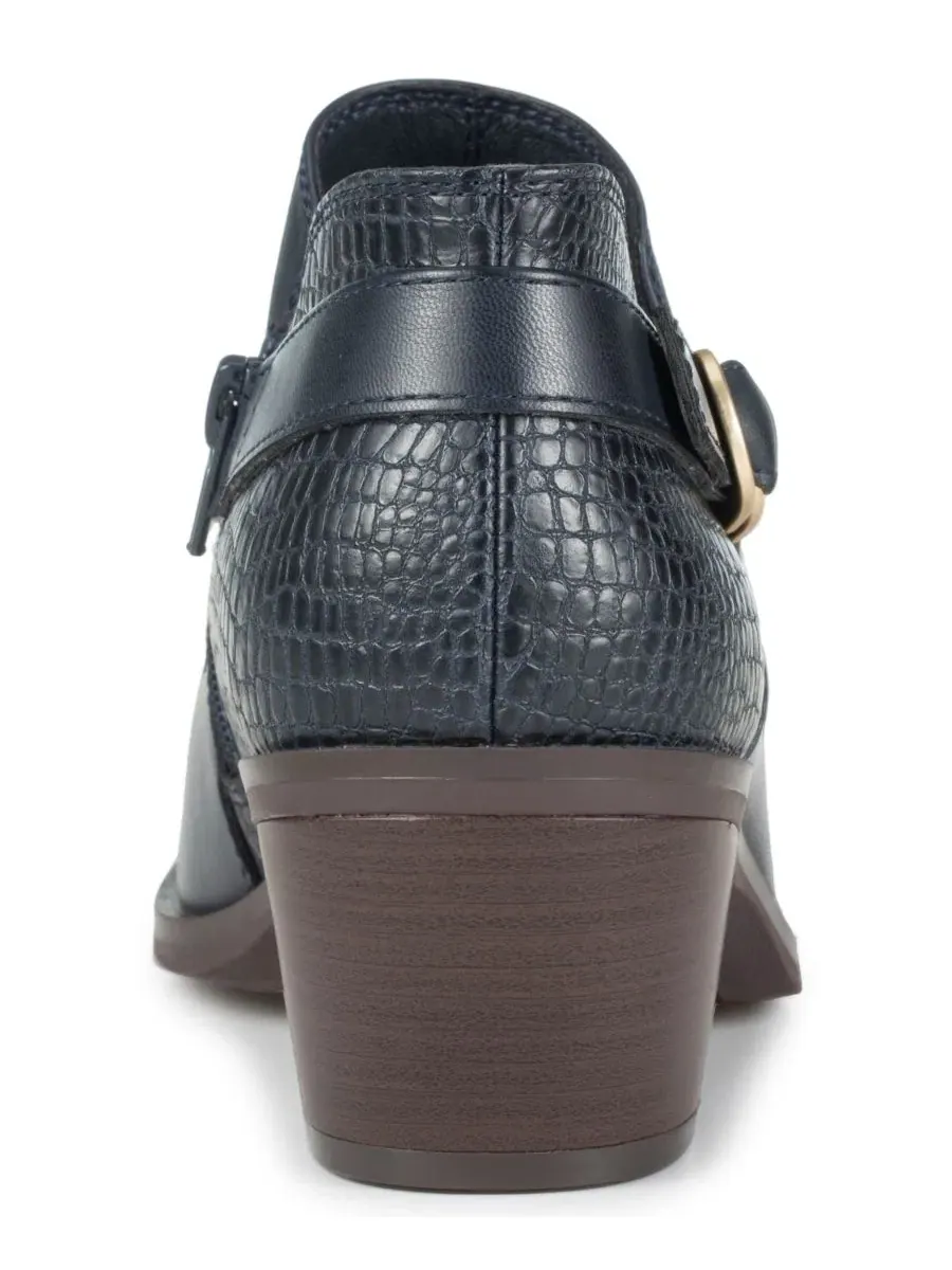 Ботильоны на устойчивом каблуке Duala Block Heel Ankle Booties Baretraps — изображение 3 из 5, темно-синий