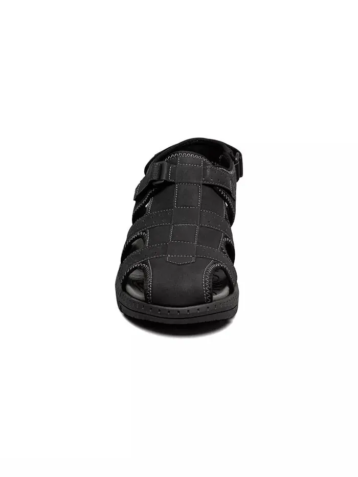 Мужские сандалии Laguna Closed Toe Fisherman Nunn Bush — изображение 2 из 7, черный