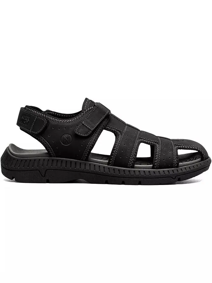 Мужские сандалии Laguna Closed Toe Fisherman Nunn Bush — изображение 5 из 7, черный
