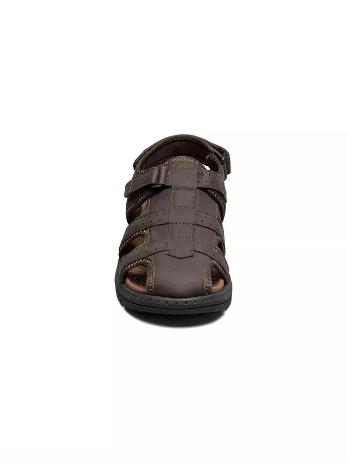 Мужские сандалии Laguna Closed Toe Fisherman Nunn Bush — изображение 2 из 7, коричневый