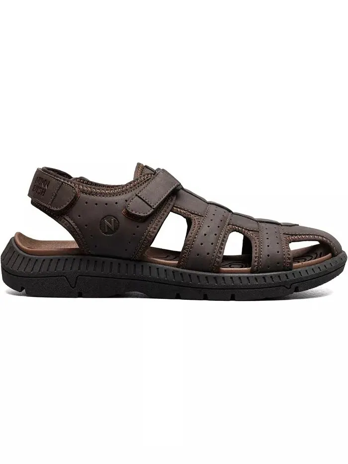 Мужские сандалии Laguna Closed Toe Fisherman Nunn Bush — изображение 5 из 7, коричневый