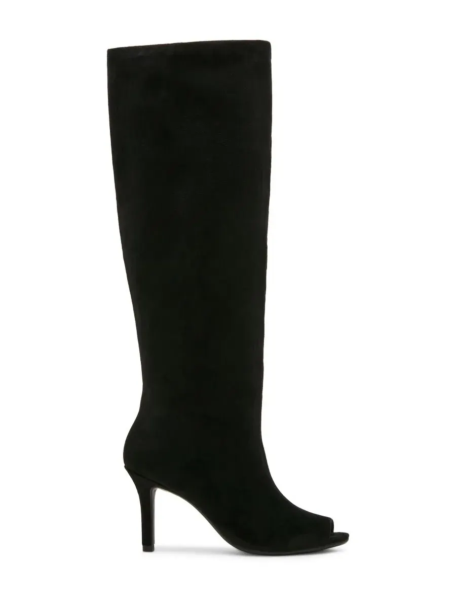 Ботинки Lola Peep Toe Slouch с каблуком-шпилькой Madden Girl — изображение 2 из 7, черный