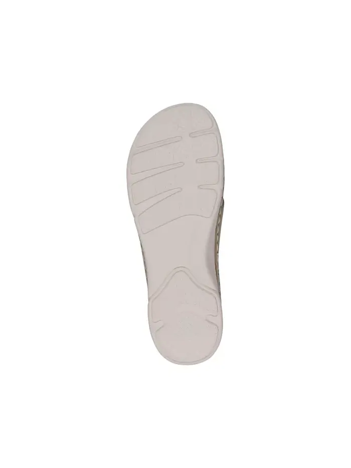 Женские удобные сандалии Claire Flower Rosette GC Shoes — изображение 5 из 5, зеленый