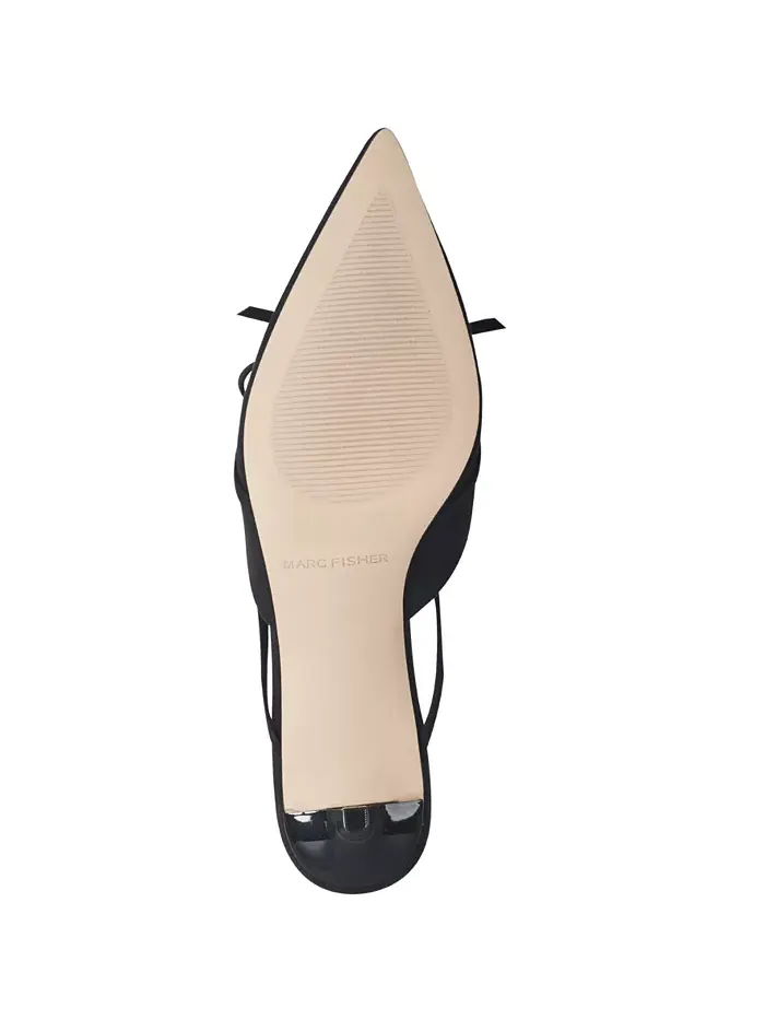 Женские туфли Florin Slip-On на каблуке-рюмочке Marc Fisher — изображение 5 из 5, черный