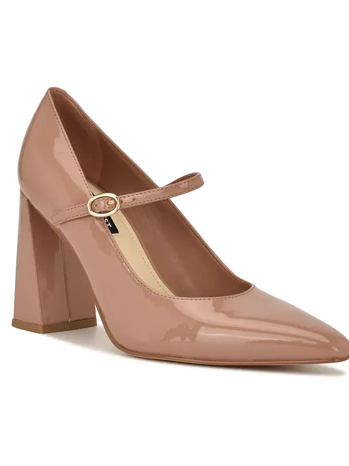 Женские туфли-лодочки Sista Mary Jane с острым носком Nine West — изображение 1 из 5, светлый натуральный