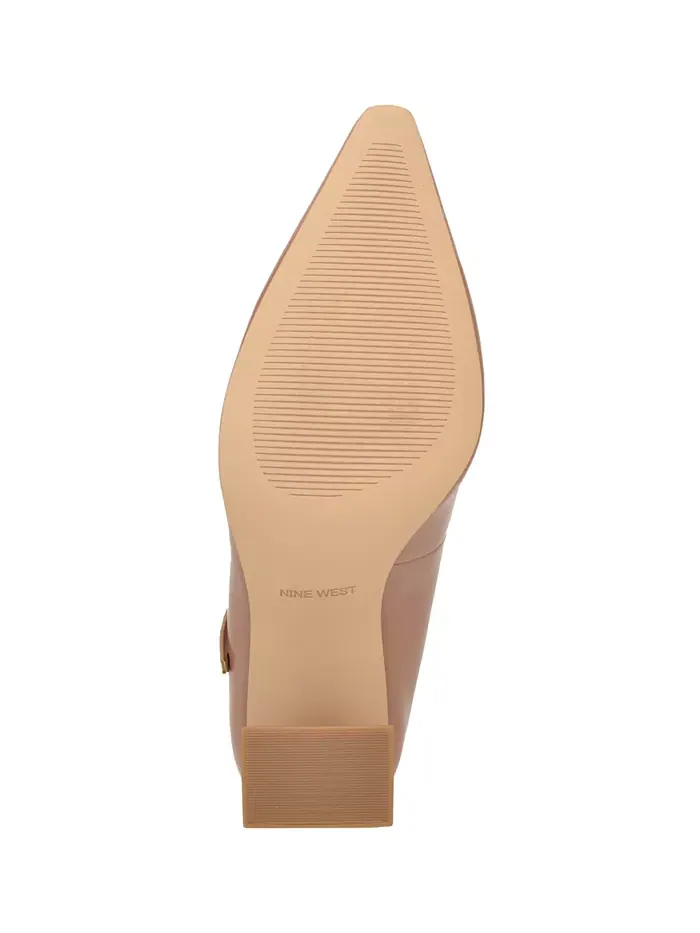 Женские туфли-лодочки Sista Mary Jane с острым носком Nine West — изображение 5 из 5, светлый натуральный