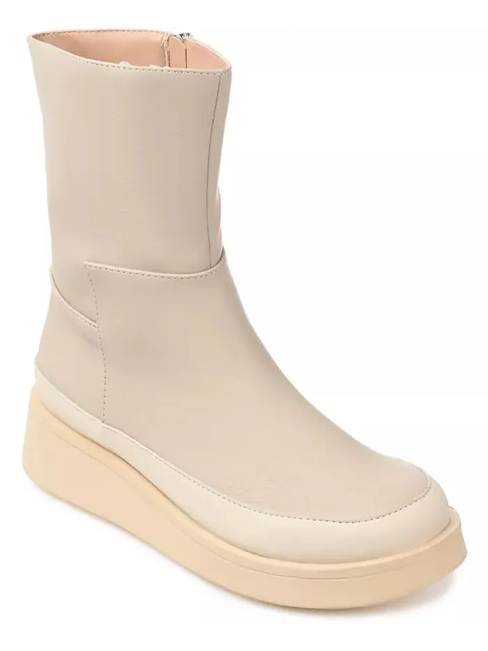Женские ботильоны Cristen Lug Sole Journee Collection — изображение 1 из 5, бежевый