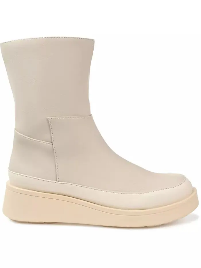 Женские ботильоны Cristen Lug Sole Journee Collection — изображение 2 из 5, бежевый