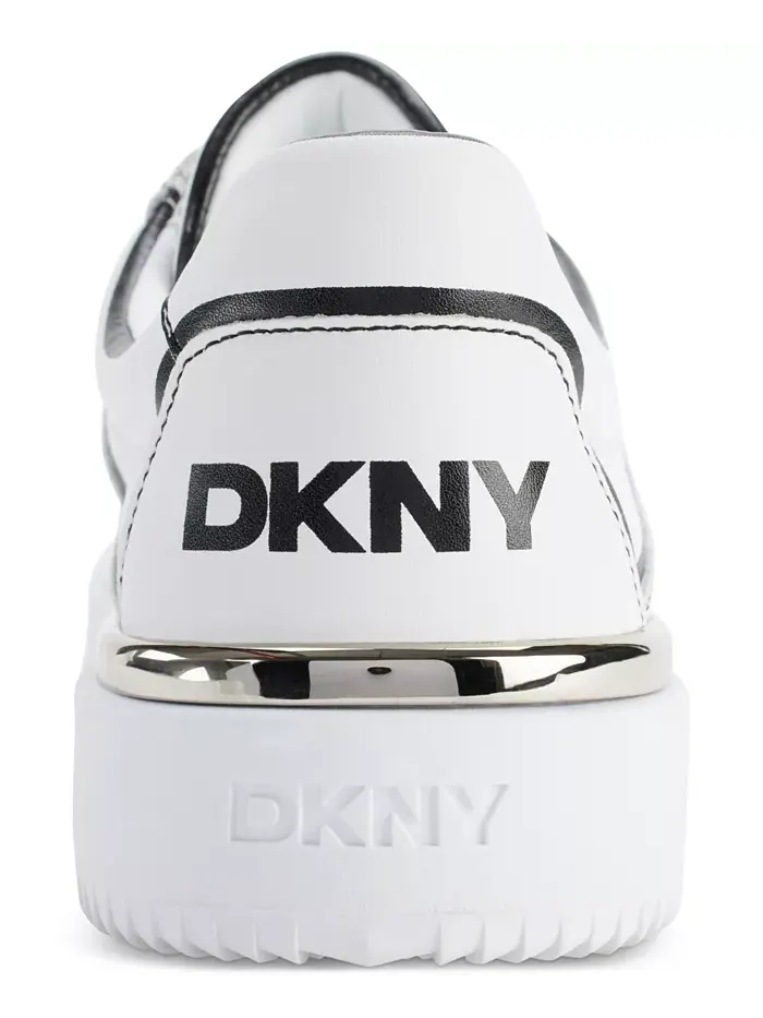 Женские кроссовки Baylor на шнуровке DKNY — изображение 3 из 5, белый/черный
