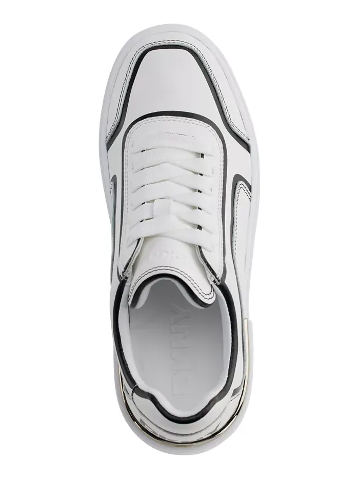 Женские кроссовки Baylor на шнуровке DKNY — изображение 4 из 5, белый/черный