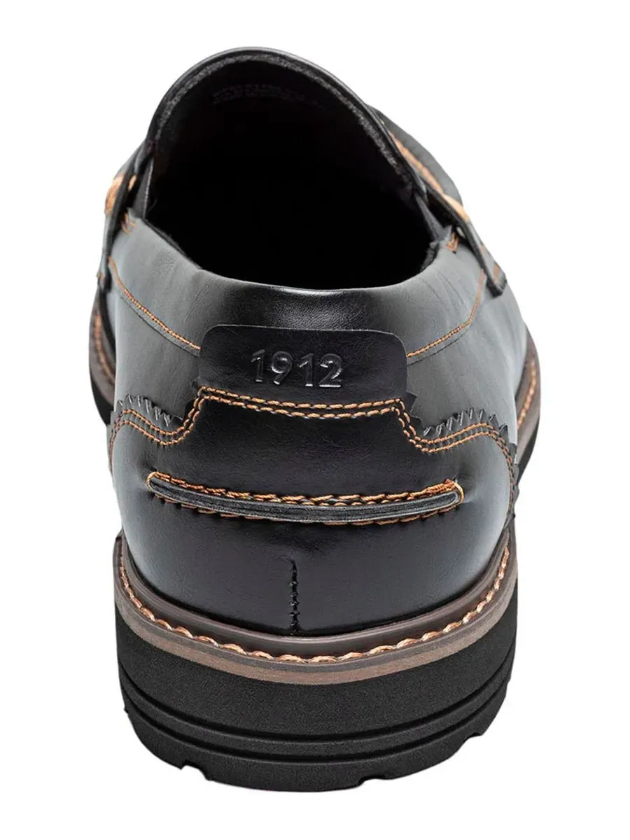 Мужские лоферы Oslo Moc-Toe Penny Loafers Nunn Bush — изображение 3 из 7, черный