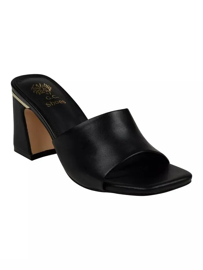 Женские модельные босоножки на блочном каблуке с квадратным носком Soho GC Shoes — изображение 1 из 5, черный