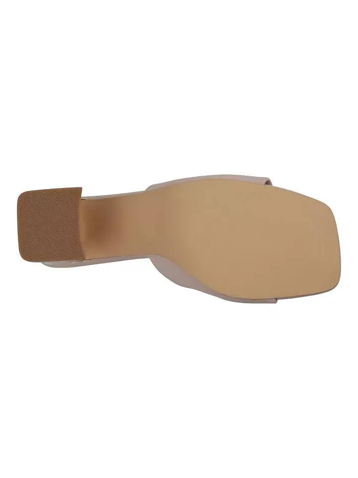 Женские босоножки Soho Square Toe на блочном каблуке GC Shoes — изображение 5 из 5, пудровый розовый