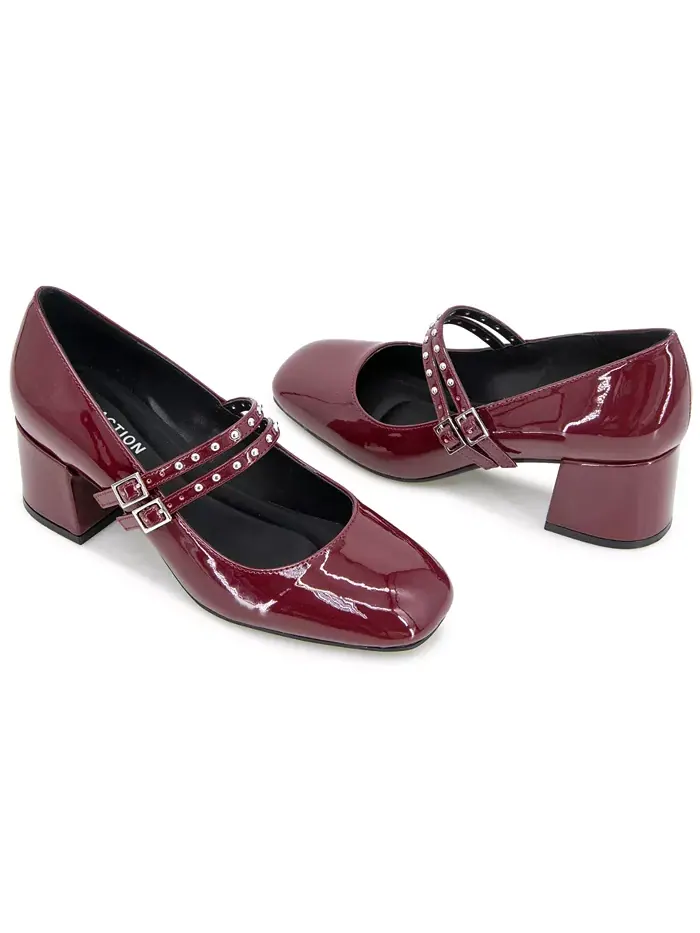 Женские туфли-лодочки Leeann Studs Mary-Jane Kenneth Cole Reaction — изображение 8 из 8, красный