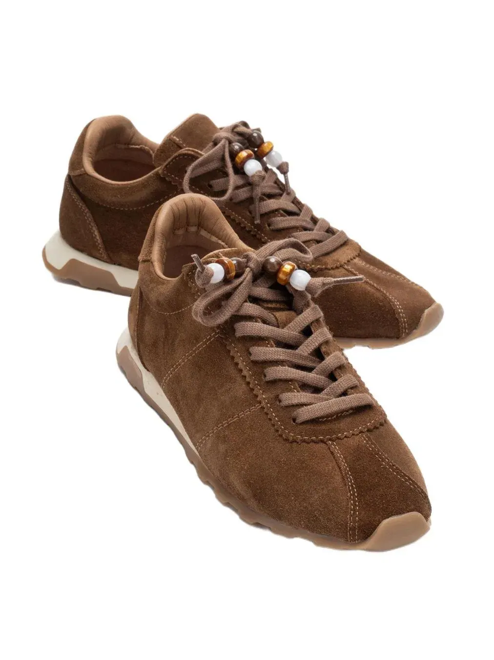 Кроссовки женские с кожаными вставками Brea Forever & Always Shoes — изображение 2 из 7, коньячный