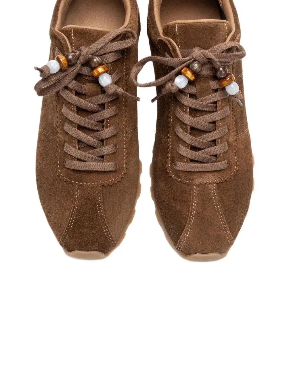 Кроссовки женские с кожаными вставками Brea Forever & Always Shoes — изображение 7 из 7, коньячный
