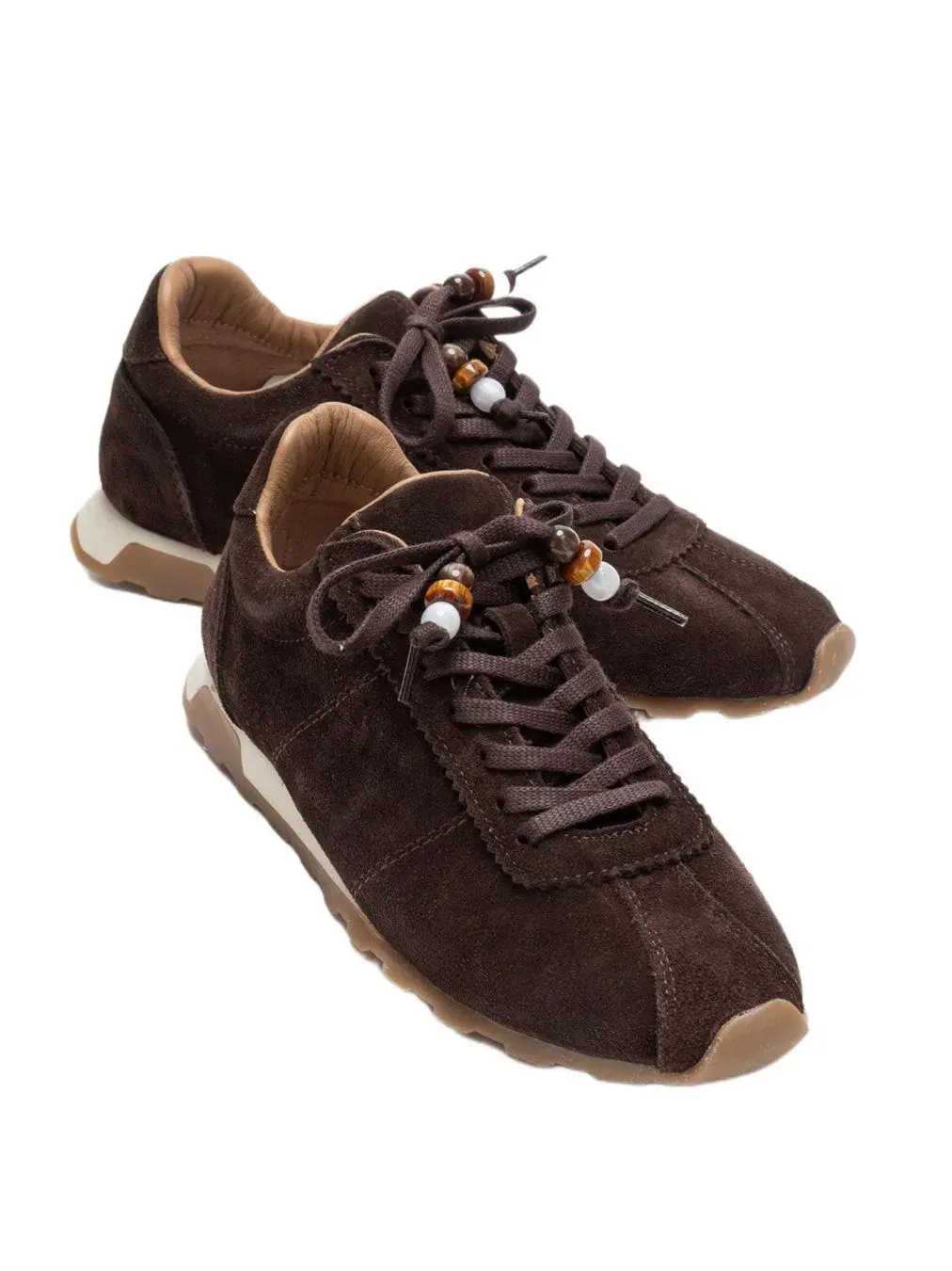 Кроссовки женские с кожаной отделкой Brea Forever & Always Shoes — изображение 2 из 7, коричневый
