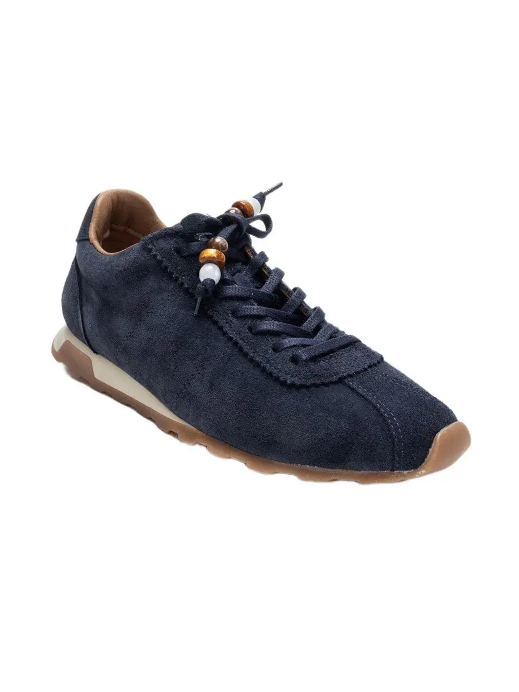 Кроссовки женские с кожаными вставками Brea Forever & Always Shoes — изображение 1 из 7, темно-синий