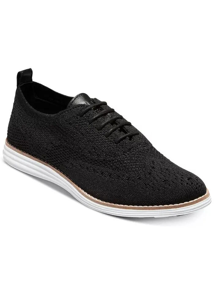 Женские оригинальные туфли-оксфорды Grand Stitchlite Cole Haan — изображение 1 из 5, черный/белый