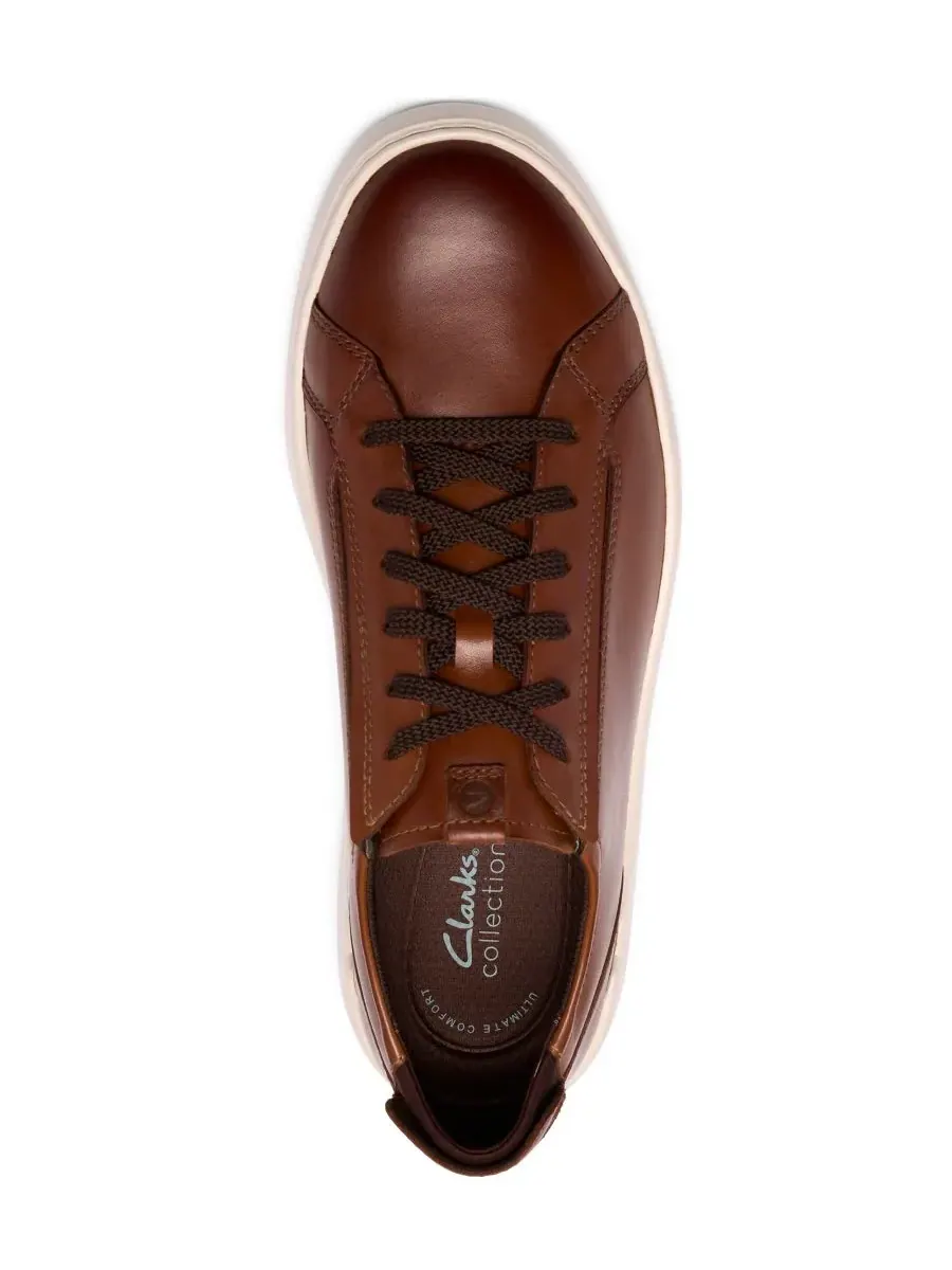Кроссовки мужские Clarks Flexwell, на шнуровке — изображение 4 из 6, бежевый