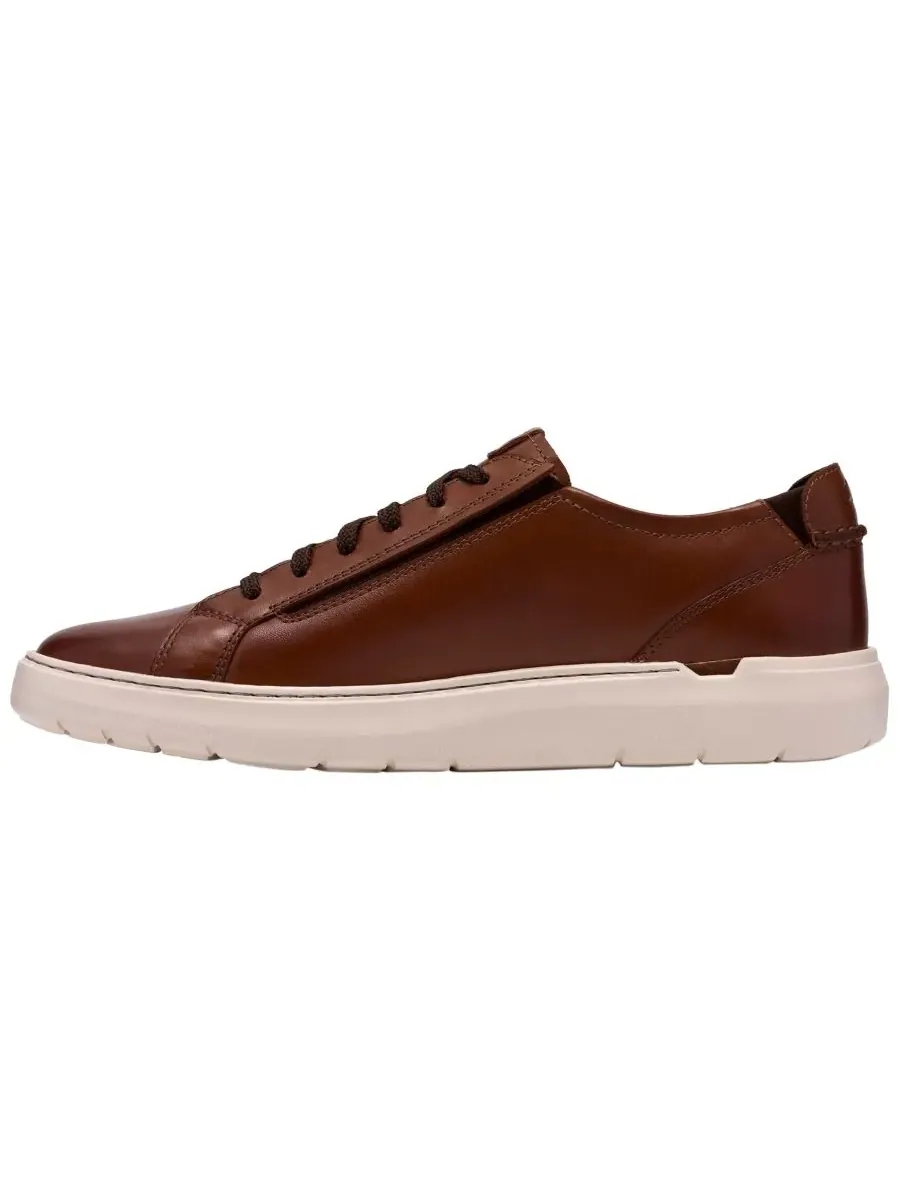 Кроссовки мужские Clarks Flexwell, на шнуровке — изображение 6 из 6, бежевый