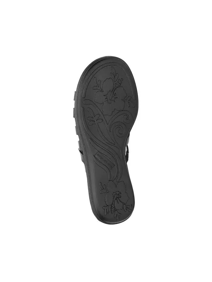Женские шлепанцы Comfort Wave Sheri Easy Street — изображение 6 из 7, черный