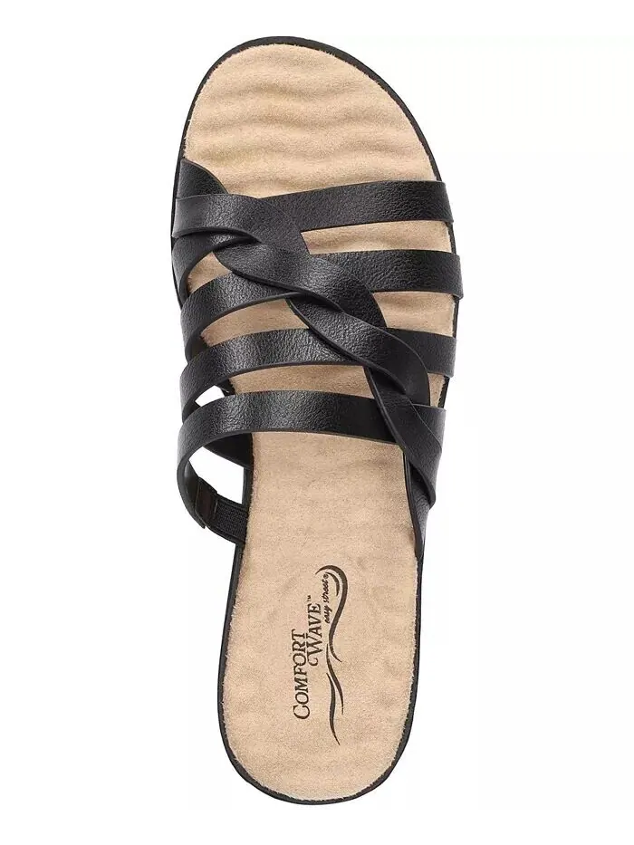 Женские шлепанцы Comfort Wave Sheri Easy Street — изображение 7 из 7, черный