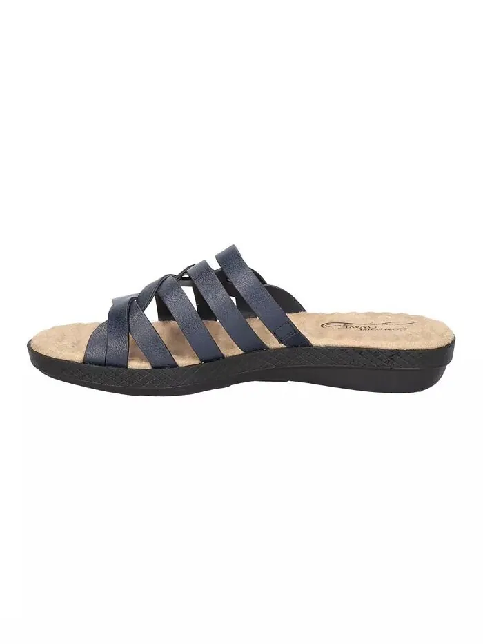 Женские шлепанцы Comfort Wave Sheri Easy Street — изображение 5 из 7, темно-синий
