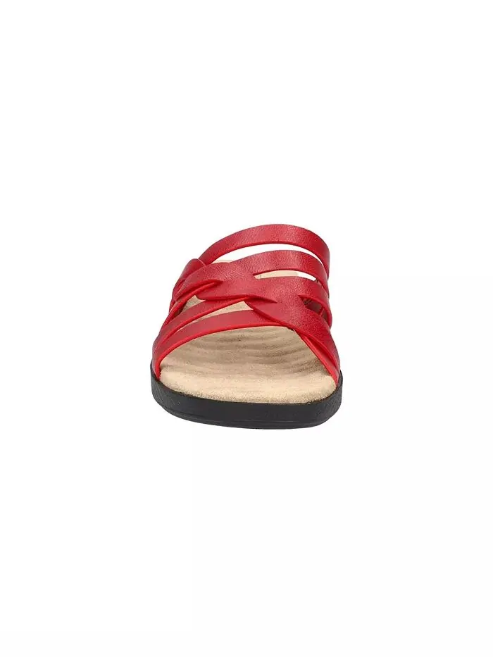 Женские сандалии Comfort Wave Sheri Slide Easy Street — изображение 2 из 7, красный