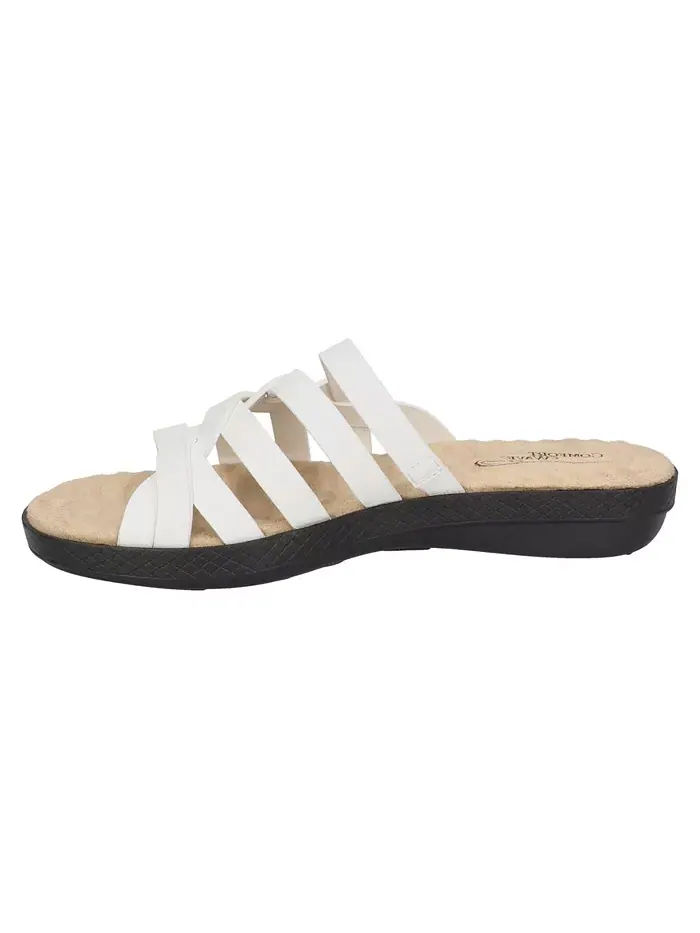 Женские сандалии Comfort Wave Sheri Slide Easy Street — изображение 5 из 7, белый