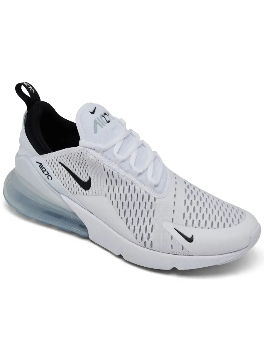 Мужские повседневные кроссовки Air Max 270 от Finish Line Nike — изображение 1 из 8, белый черный