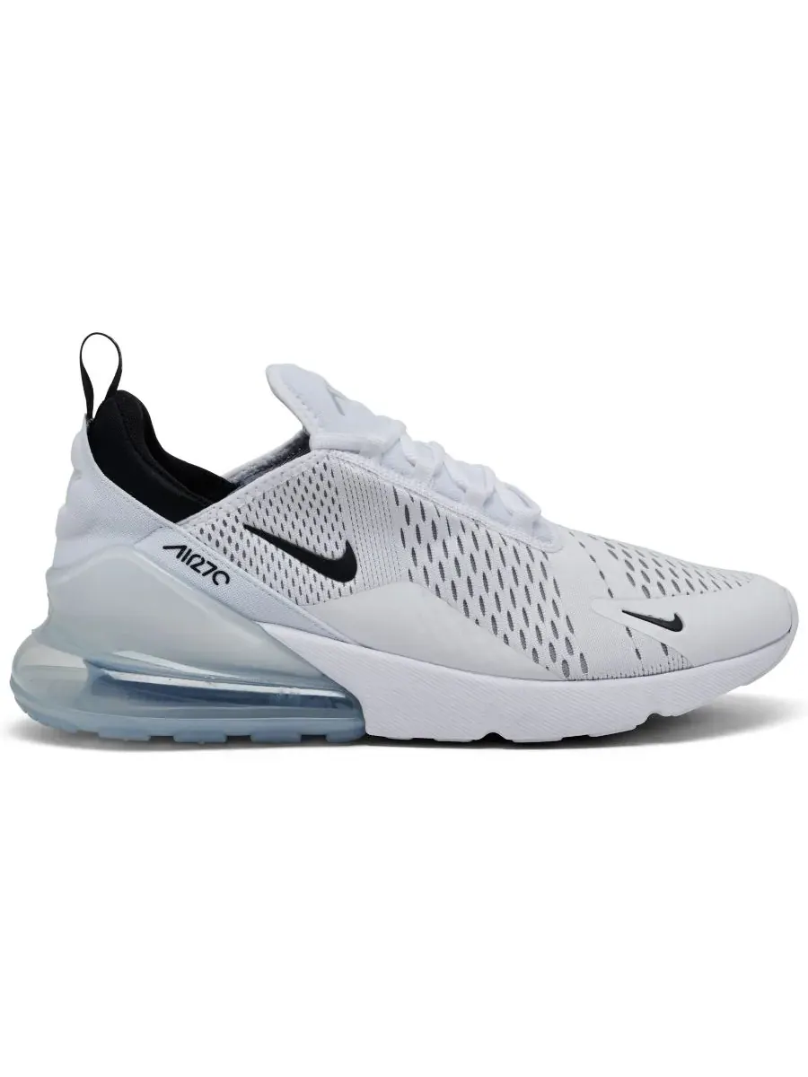 Мужские повседневные кроссовки Air Max 270 от Finish Line Nike — изображение 2 из 8, белый черный
