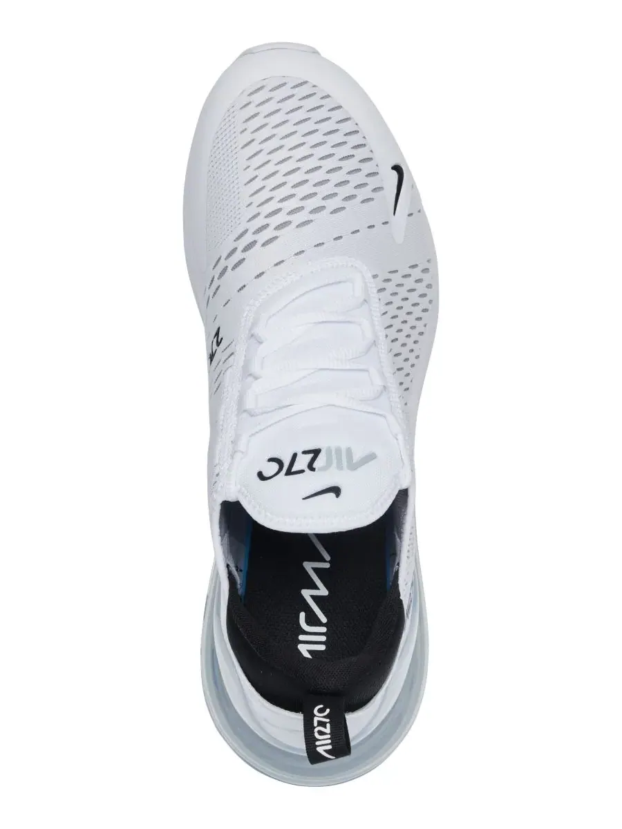 Мужские повседневные кроссовки Air Max 270 от Finish Line Nike — изображение 4 из 8, белый черный